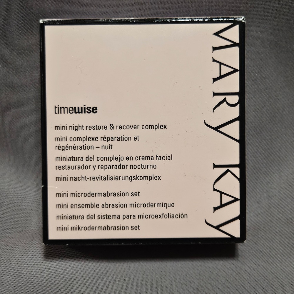 Mary Kay TimeWise Mini Night Restore & Recover Microdermabrasion Set Oily Skin